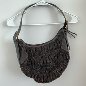 brown shoulder bag